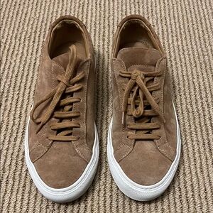 Women’s  Tan Suede Sneakers